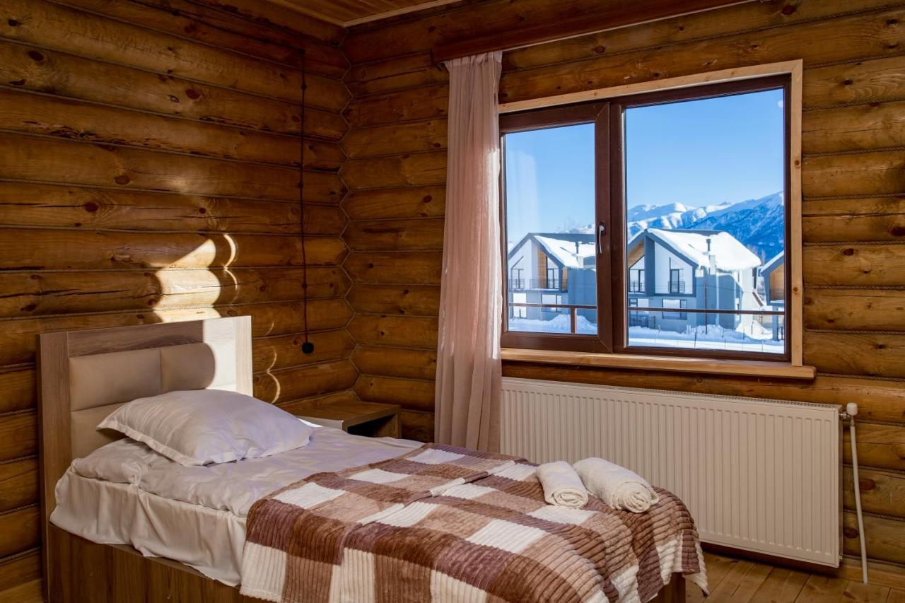 Snow Time Eco Chalet Gudauri Esterno foto