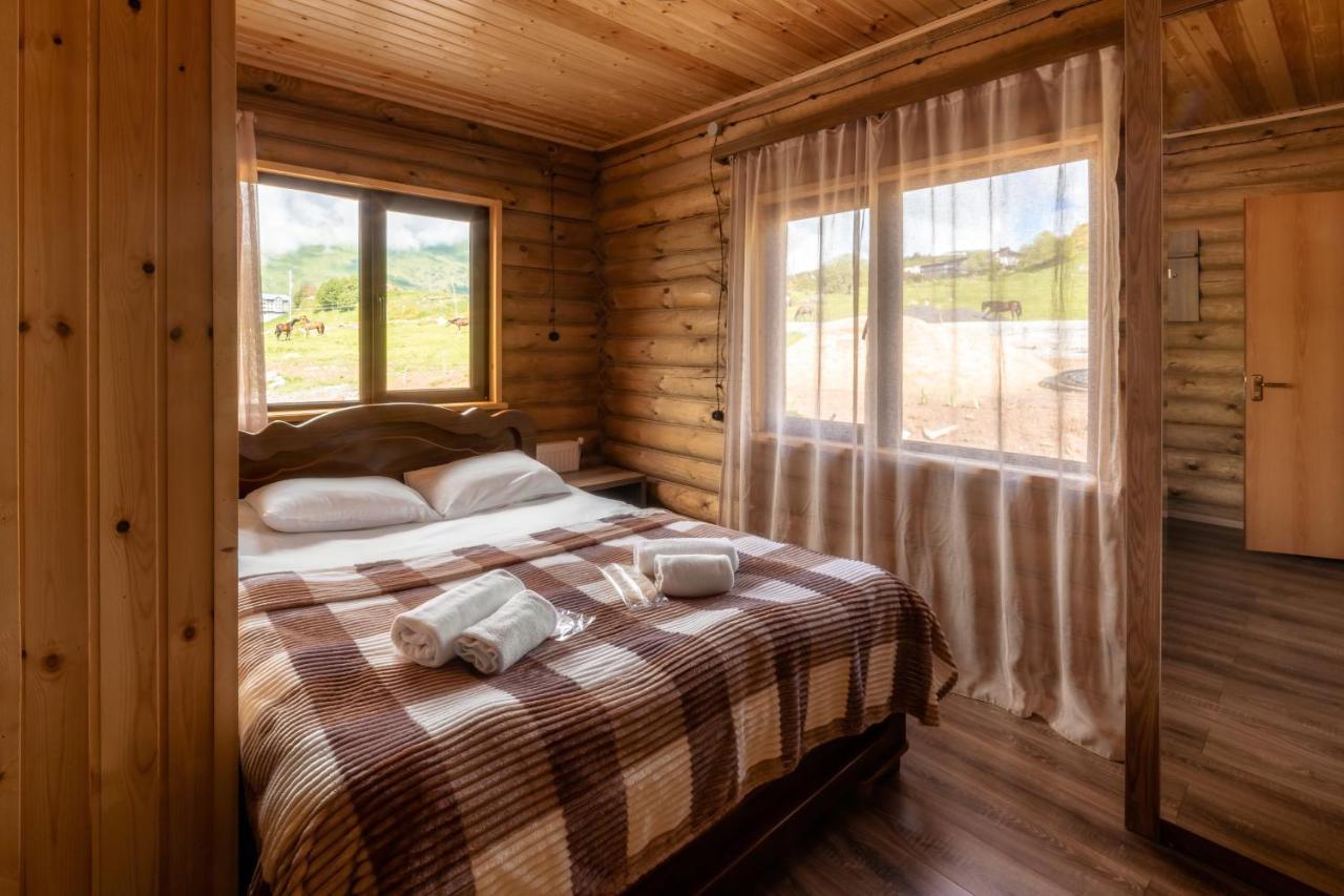 Snow Time Eco Chalet Gudauri Esterno foto